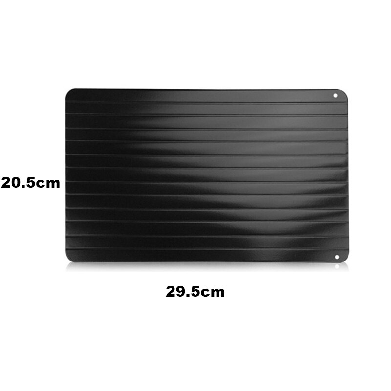 Fast Defrosting Meat Tray Metal Plate Defrosting Tray Safe Thawing Frozen Meat Fish Sea Food Kitchen Cook Gadget Tool: M