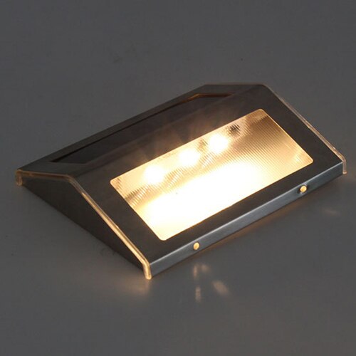 Led solar light Rvs Outdoor Verlichting Tuin Decoratie Wandlamp Licht Sensor luminaria Emergency Warm wit licht: Warm White