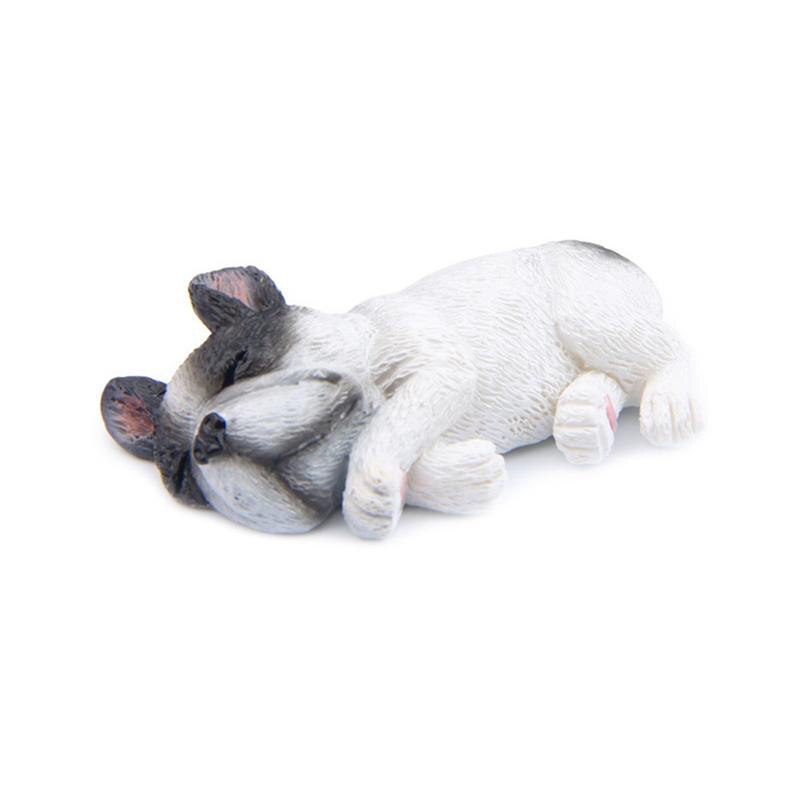 3D Franse Bulldog Magneet Leuke Slapen Hond Koelkast Whiteboard Magneten Voor Office Home Decoratie: WHITE