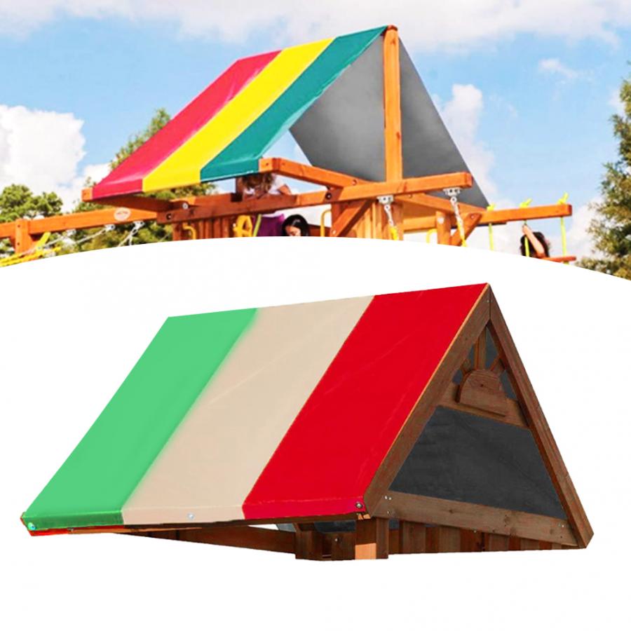 Huske kalesje 132 x 226cm 210d oxford klut utendørs hage markise takdekke huske kalesje hage tak kalesje