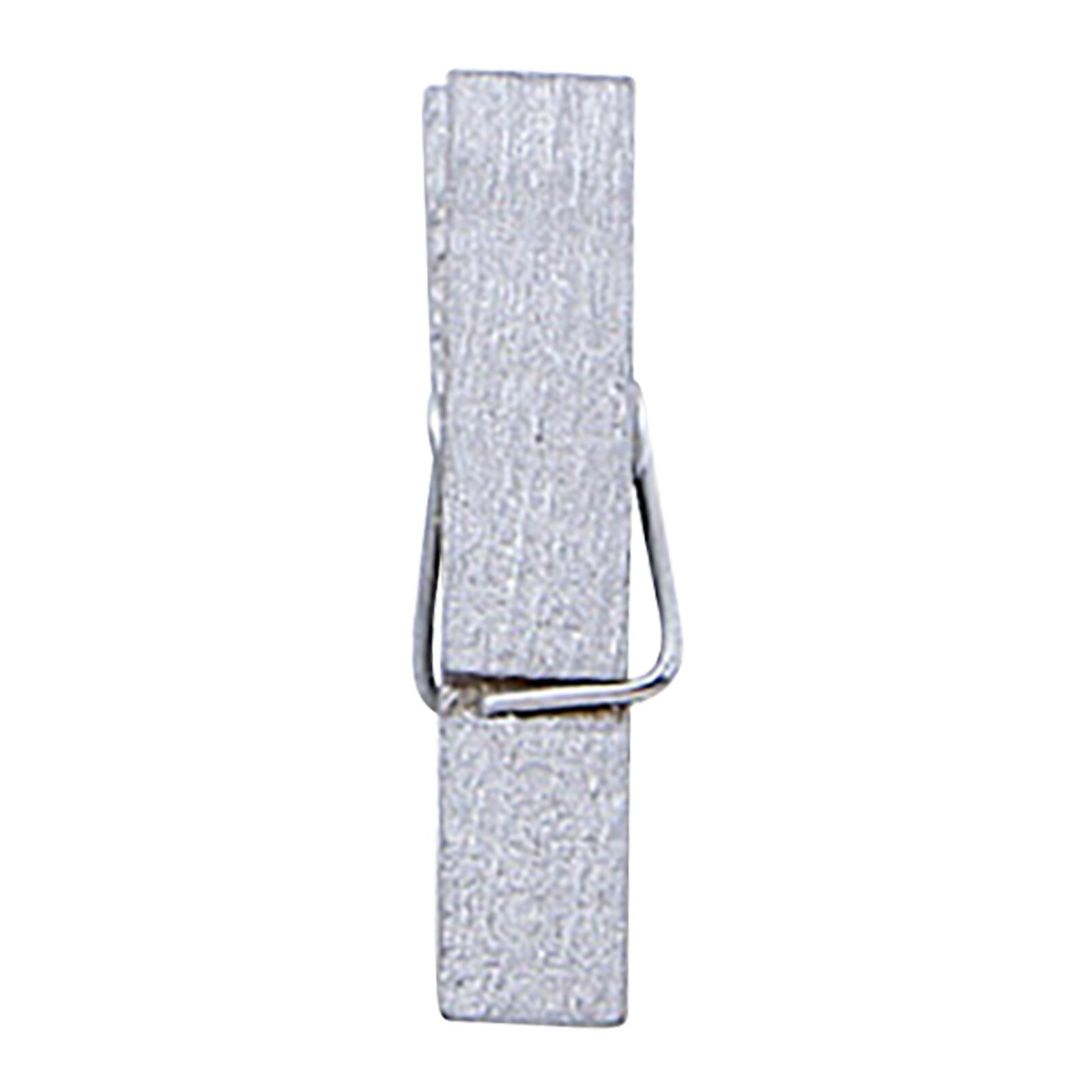 T #100 pièces Mini Clip en bois 1.4 pouces, petite taille, pinces à vêtements, pinces à linge, pinces à Photo multicolores, artisanat, accessoires de Scrapbooking: Silver 