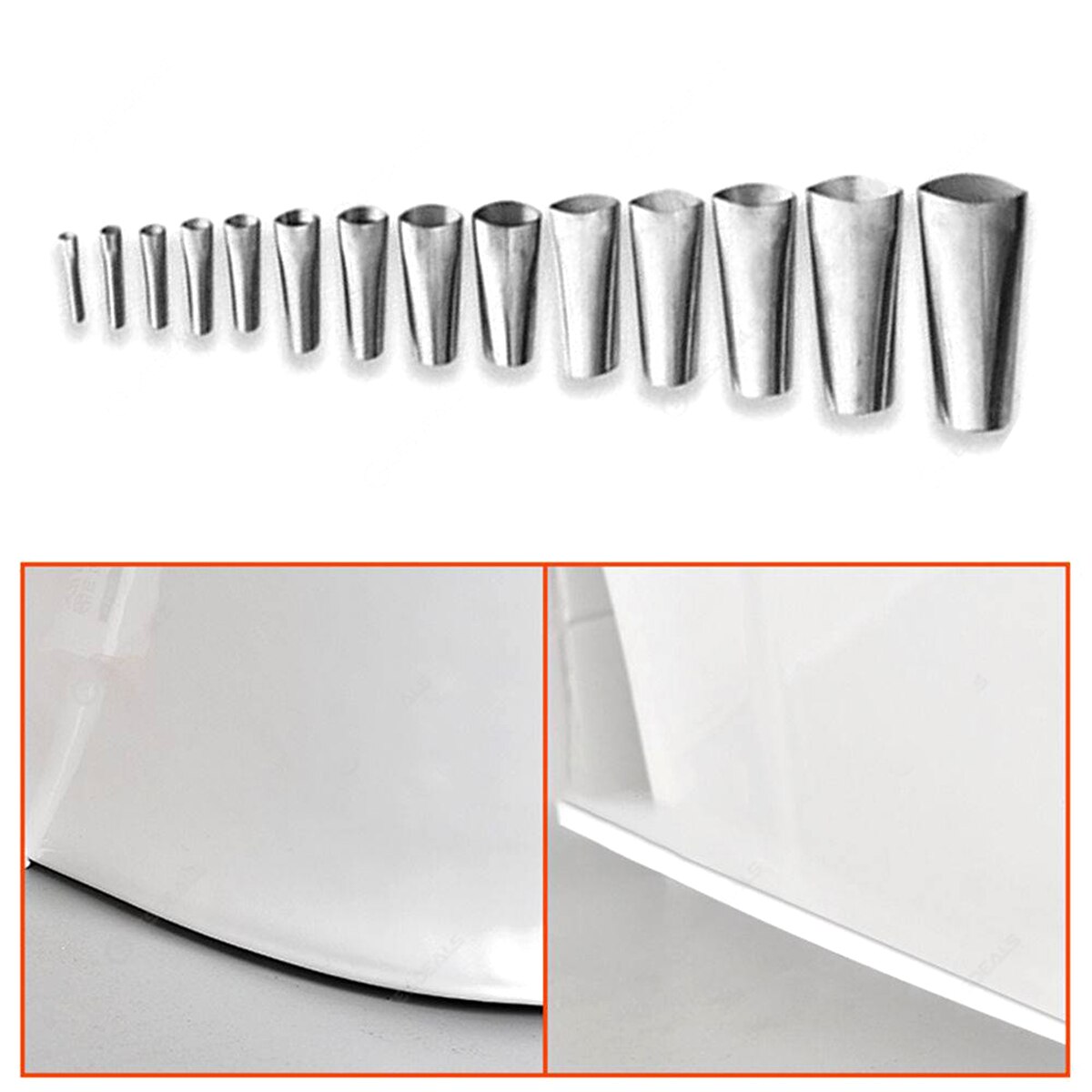 14pcs Caulking Finisher Stainless Steel Caulking Finisher Sealant Caulking Finishing Tool For Bathroom Kitchen Window