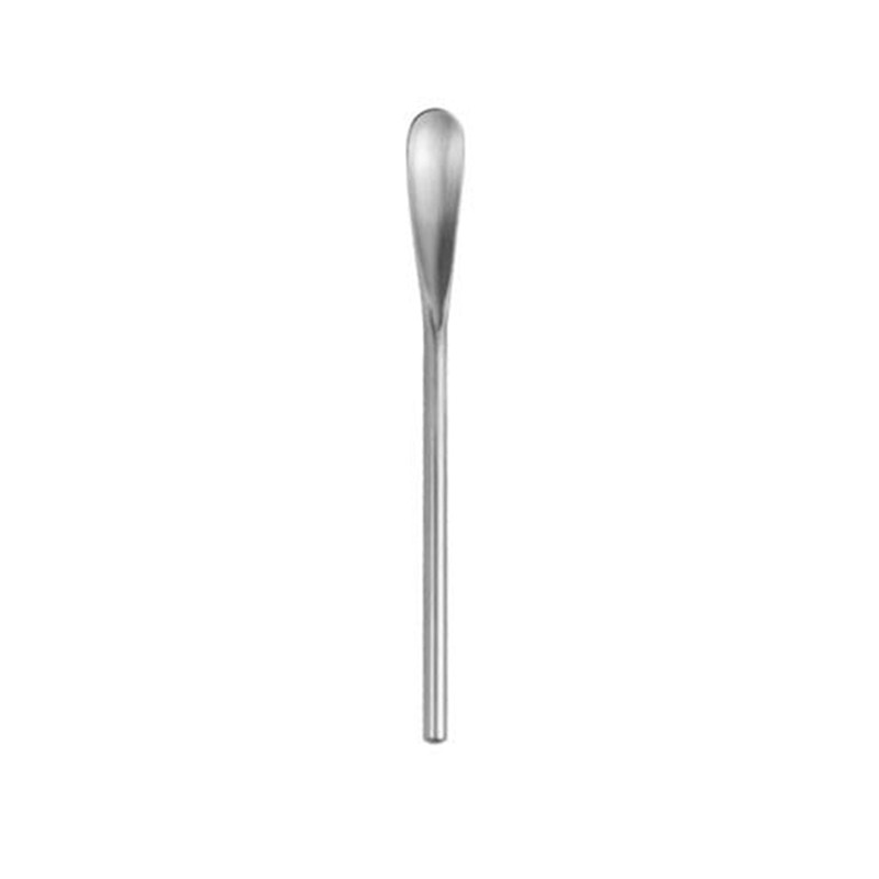 Roestvrij Stalen Lepel Lange Kalebas Handvat Mengen Roeren Ice Thee Koffie Lepel Bar Servies Spiegel Polijsten: Original steel / 13cm