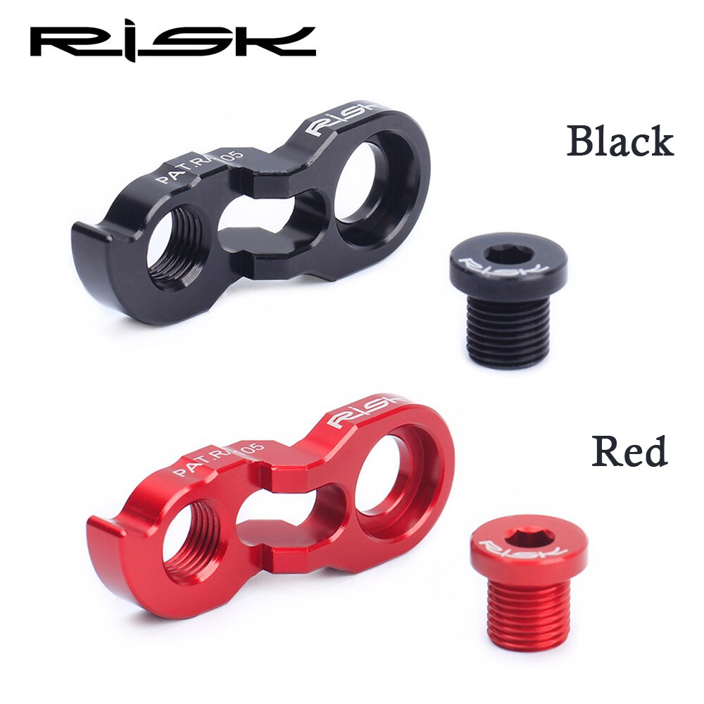 RISK Rear Derailleur Hanger Extender Kit Bike Tail Hook Extension 40T 42T 46T Aluminum Cycling Derailleur Adapter Bicycle Parts