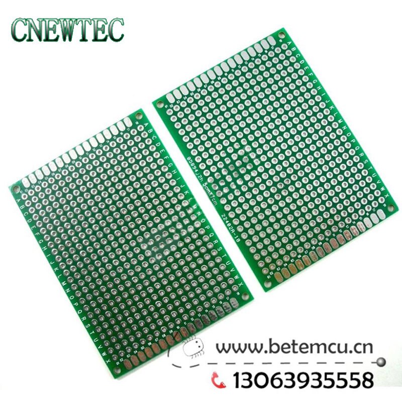 1 stks 5x7 cm dubbelzijdig PCB tin plating 2 layer 5 cm x 7 cm panel Universele Board