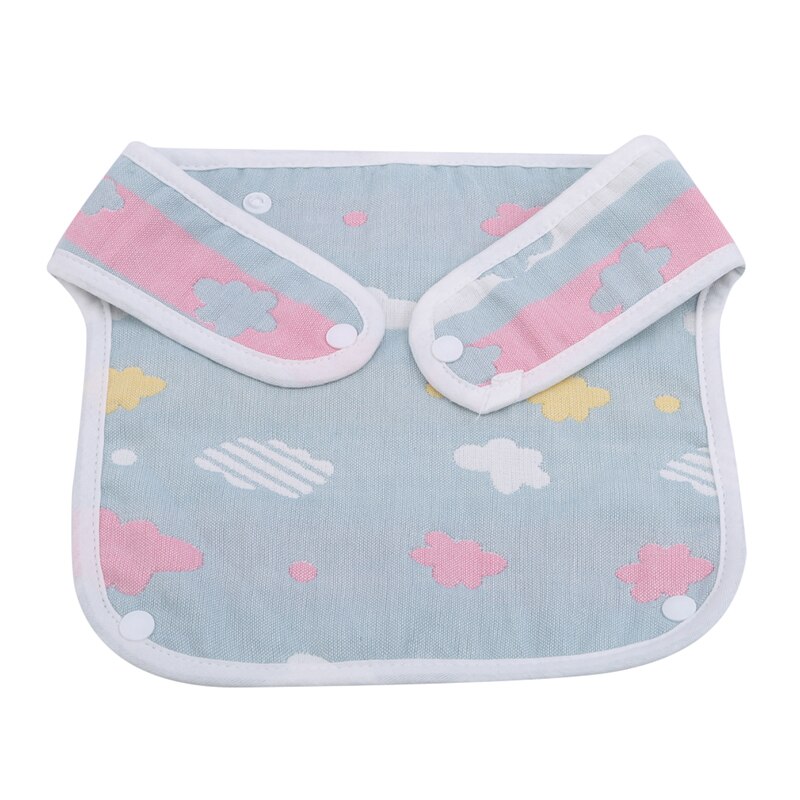 Baby Slabbertjes & Spuugdoekjes - Cartoon Print - Katoen Polyester Mix - Unisex voor Peuters: Blauw (blauwe wolken)