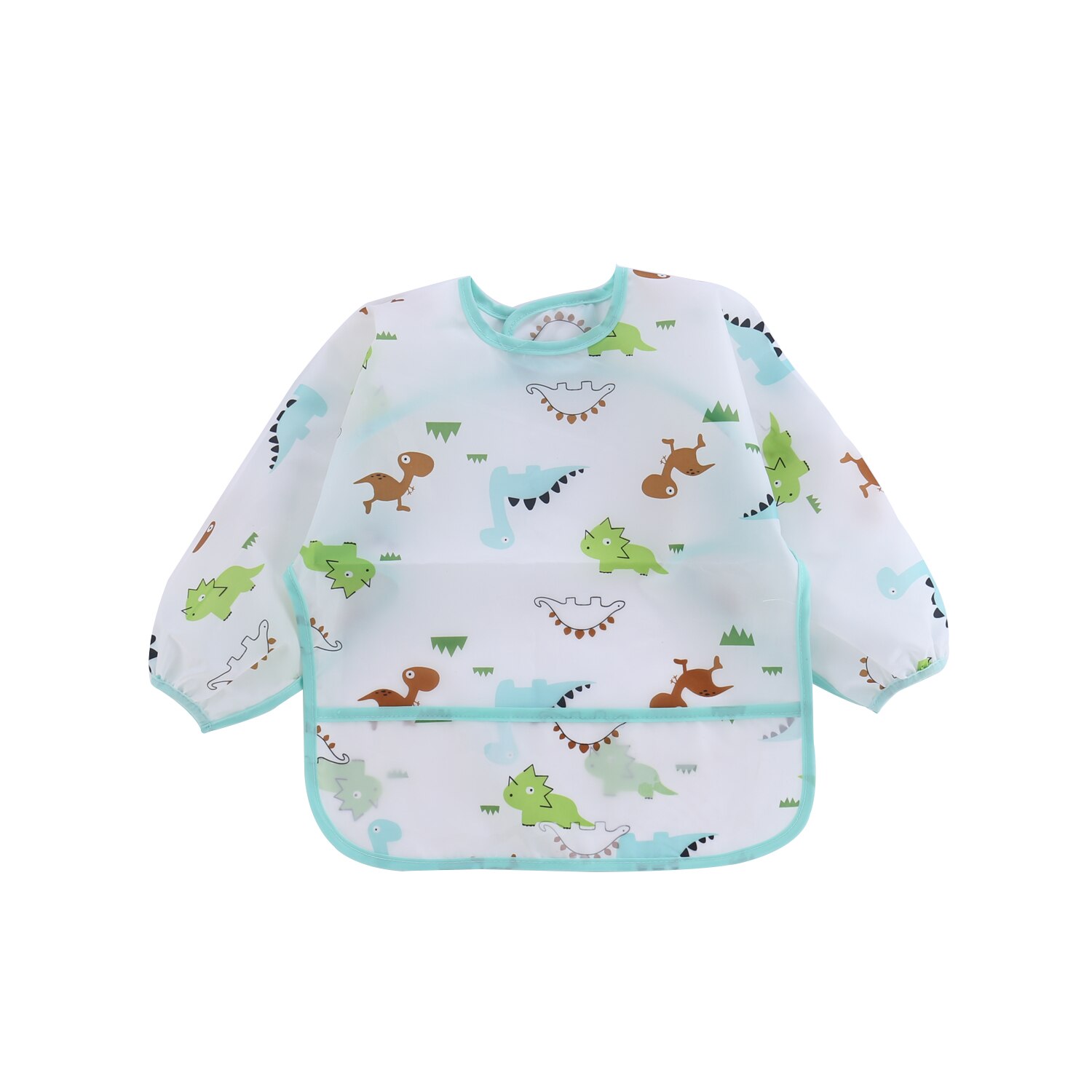 Baby Peuter Lange Mouw Waterdichte Feeding Bib Art Schort: 3 / 3Yrs