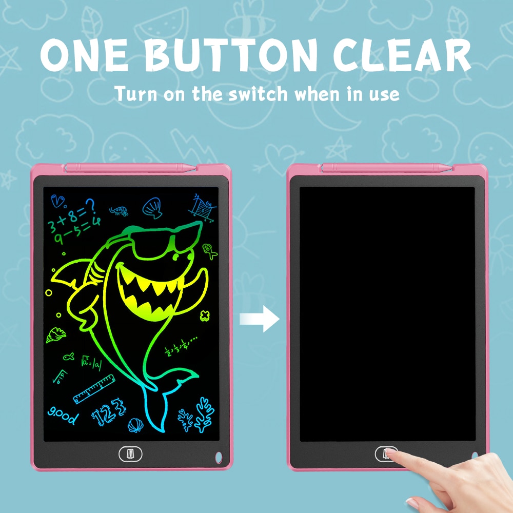 12 inch Graphic tablet Lcd Drawing Tablet To Draw Digital Drawing Board Smart Writing Tablet Electronic Blackboard For Children