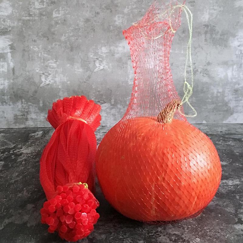 100 stk frugt plastik netpose vandmelon melon vokse beskyttelse hængende net drivhus grøntsager snøre nylon håndtag poser