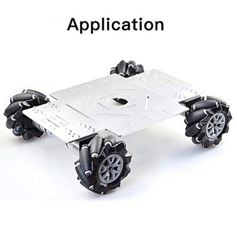 15KG Load 96mm Omni Mecanum Wheel with 6mm TT Hubs for Arduino Raspberry Pi DIY STEM Robot Car Chassis Toy Parts