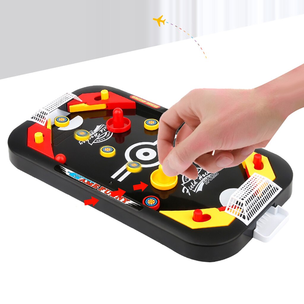 Mini Hockey Table Game For Kids Soccer Ice Desktop Interactive Toy Anti-stress Funny Gadgets Family Party Toys For Children