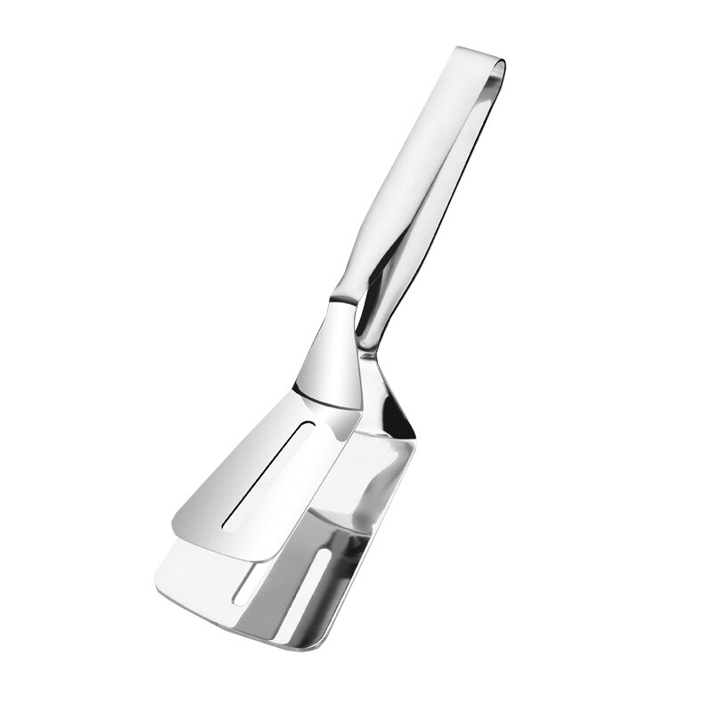 BBQ Schellen 304 edelstahl Steak Dreher Küche Braten Schaufeln Spachtel Lebensmittel Zange Brot Clip Feuerte BBQ Zubehör 10 zoll