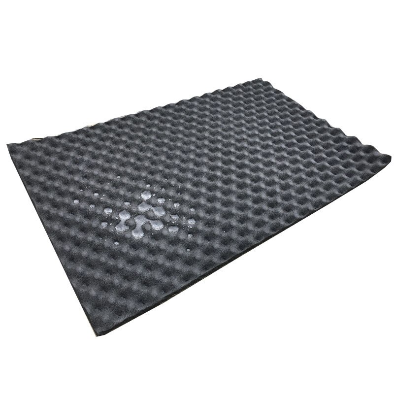 Alfombrilla amortiguadora de sonido para coche, 50x80cm, 18mm de grosor, aislamiento del capó, pegatina de algodón de espuma térmica para motor