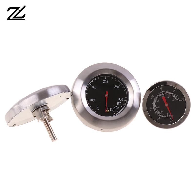 Thermomètre en acier inoxydable pour barbecue, jauge de température 50-800 degrés Fahrenheit 10-400/50-350/50-500 degrés Celsius