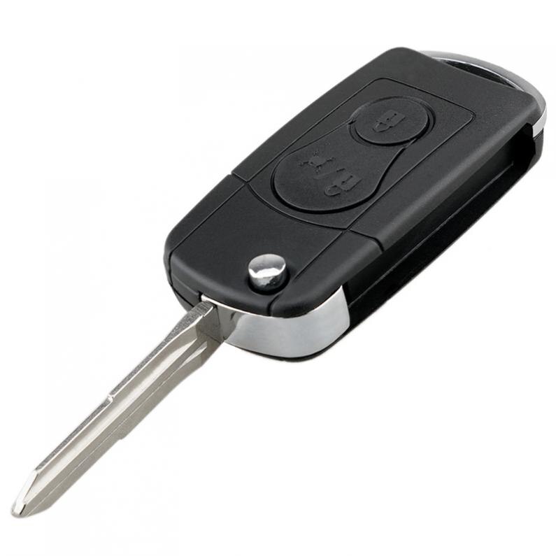 Clé télécommande pliable à 2 boutons, mise à niveau, étui pour SsangYong Actyon / Kyron / Rexton