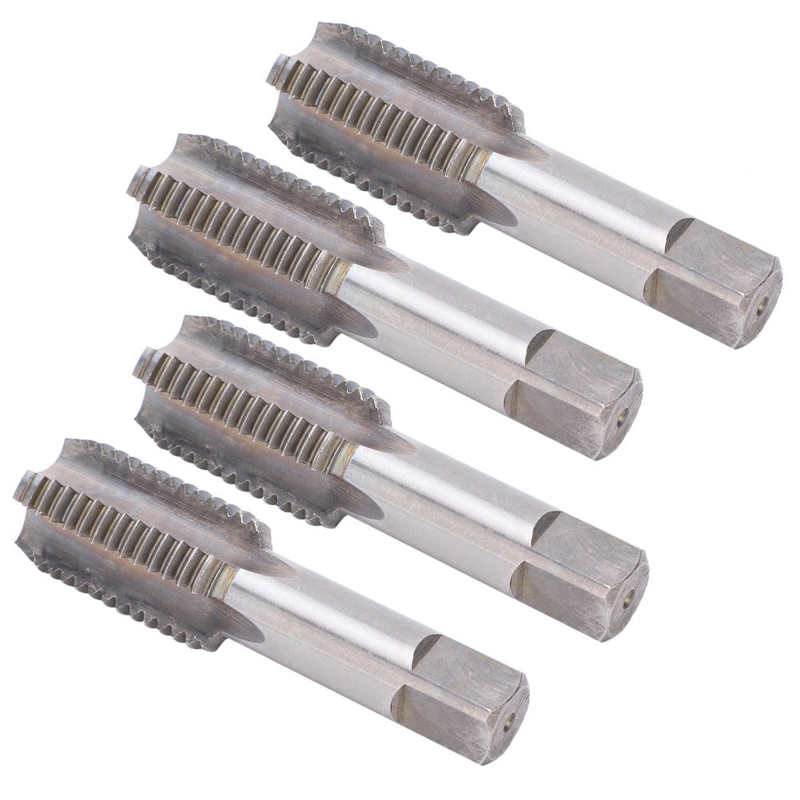 4pcs M30 Hand Screw Tap Alloy Tool Steel High Hardness Straight Flute Tapping Drilling Tools Hand Threading Tap