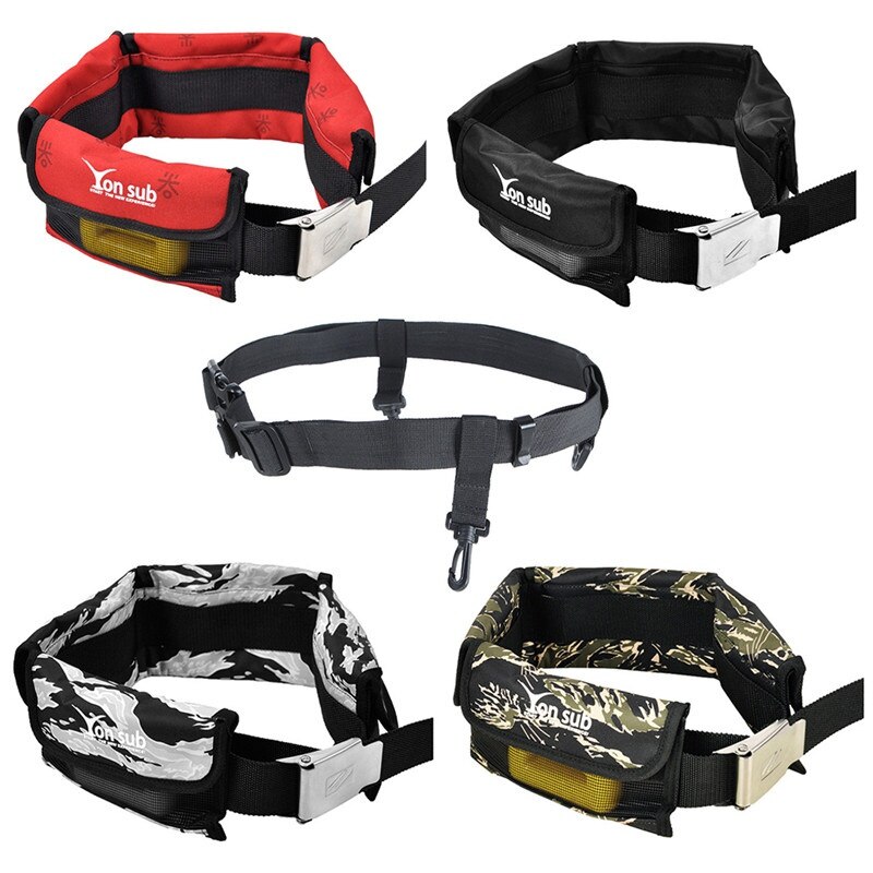 4/3 Pocket Scuba Verstelbare Duiken Gewicht Riem Met Roestvrij Stalen Gesp Water Sport Apparatuur
