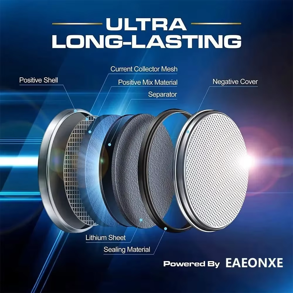 5-100 pces cr2032 cr 2032 botão bateria 3v 210mah bateria de lítio para relógio brinquedo calculadora carro controle remoto célula tipo moeda