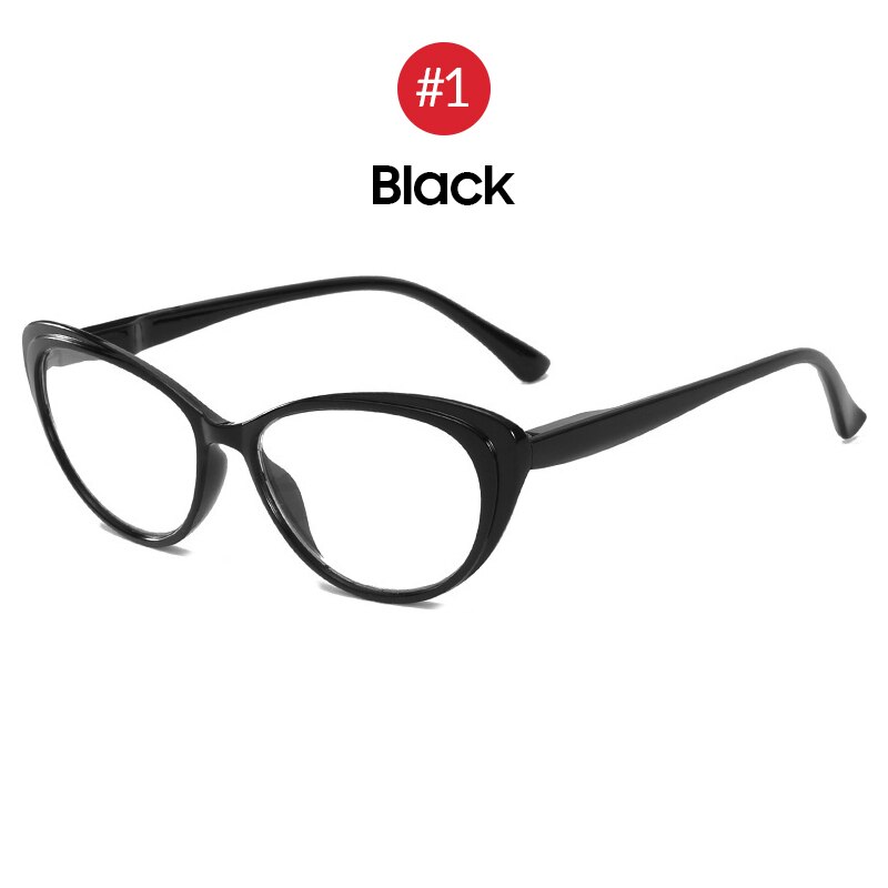 VIVIBEE Cat Eye Vrouwen Leesbril + 150 Black Cateye Lenzenvloeistof Frame + 2 + 3 Mannen Brille- 2 dames Eyewear 0.25: +350 / 1 Black