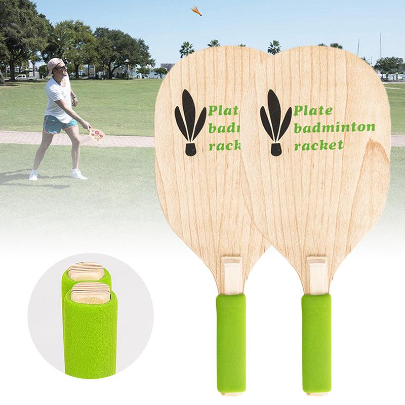 Beach Paddle Ball Game Set Beach Paddle Badminton Racket Indoor And Outdoor Badminton Game For Children Teenagers Adults