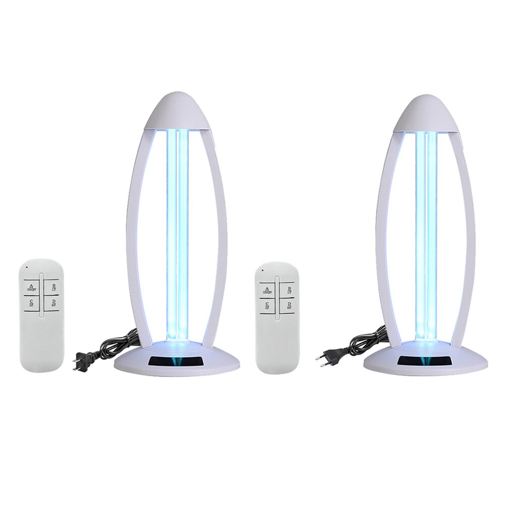 38W Portable UVC Ozone Sterilizer Lamp Remote Control Disinfection Light Ultraviolet Disinfection Germicidal Light