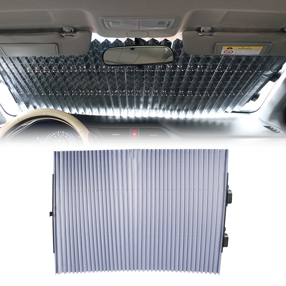 Retractable Sun Visor Car Windshield Sun Shade Visor UV Protection Block Parts
