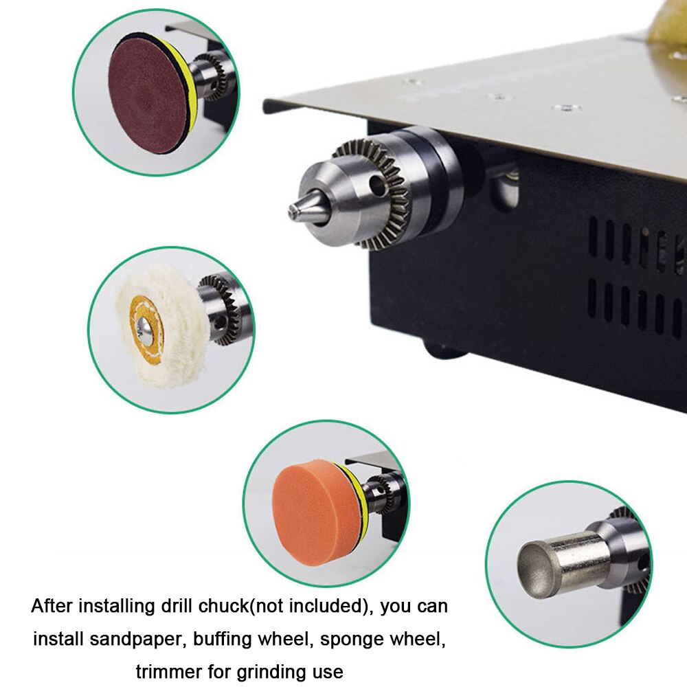 Mini Table Saw Angle Adjustable Electric Desktop Saws Household DIY Cutting Grinding Tool Woodworking Lathe Machine