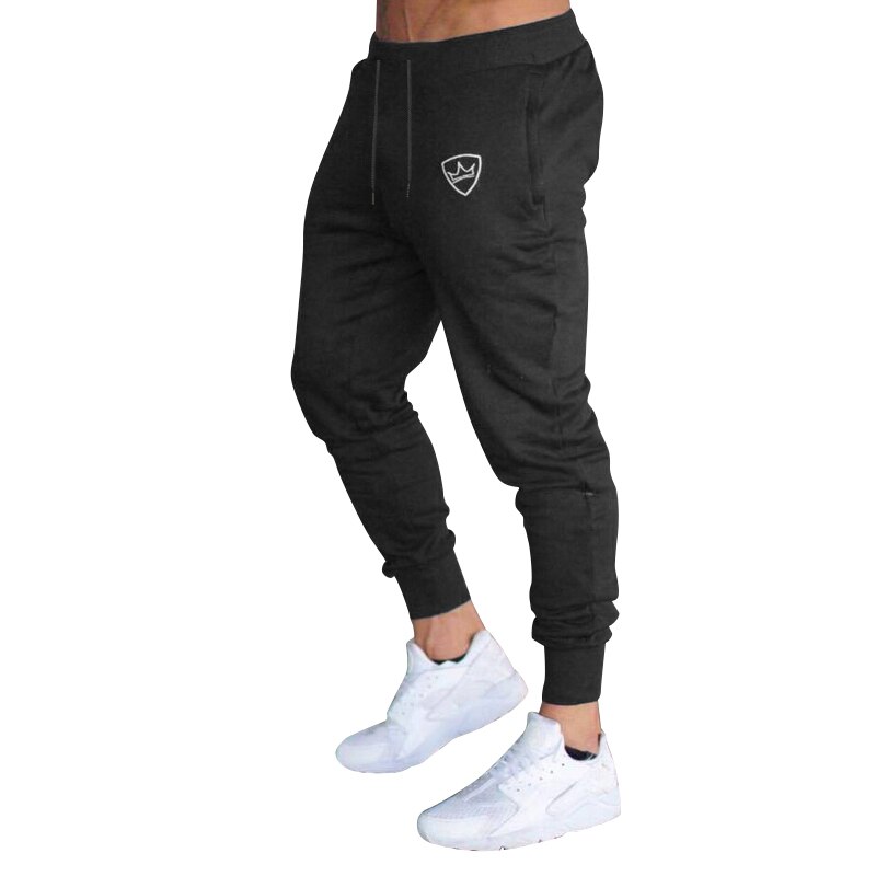 Pantalon de Sport pour hommes, survêtement d'entraînement, Jogging, survêtement: Black / M