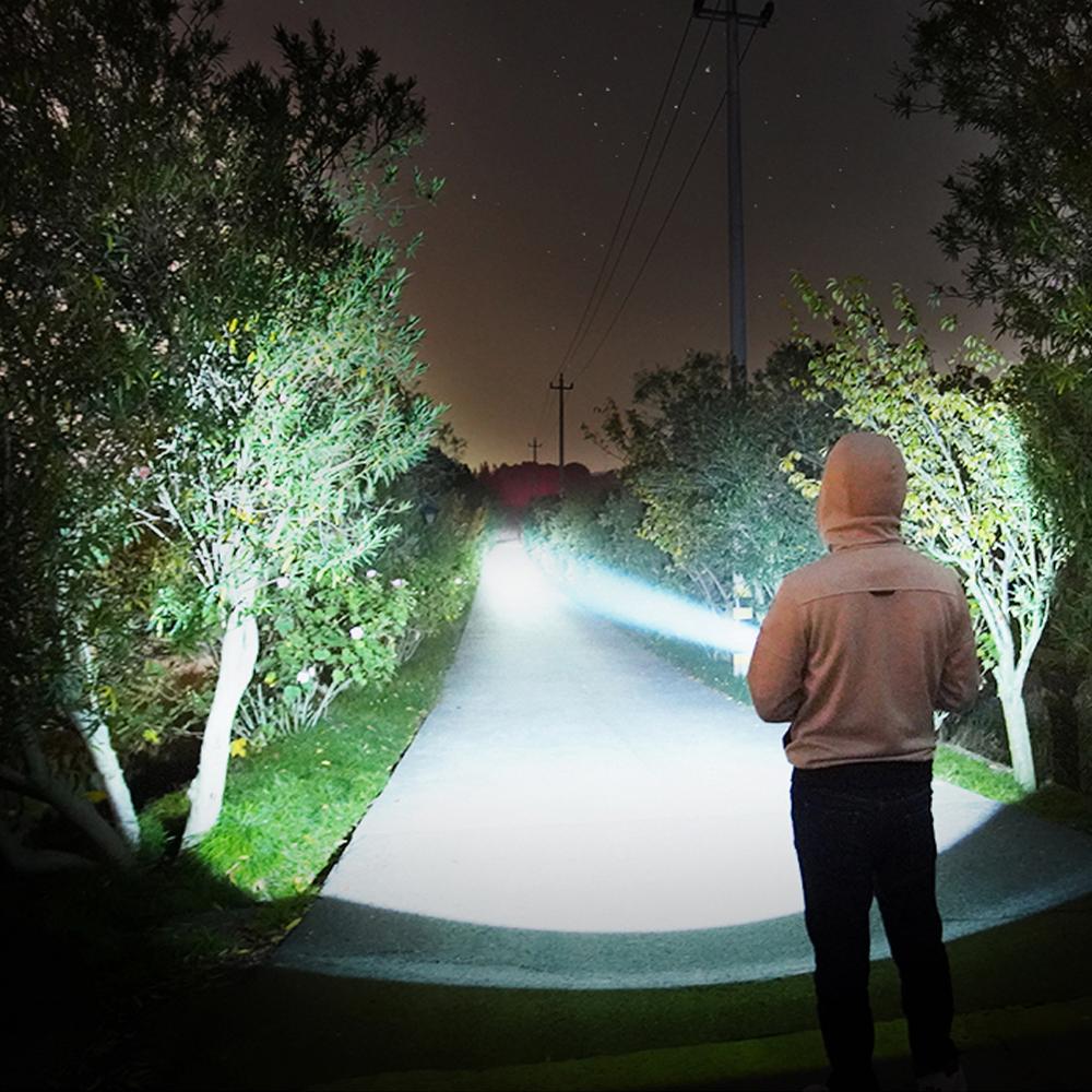 Lampe de poche LED L2 P70 torche Super puissante tactique Rechargeable USB lampe étanche lanterne Ultra lumineuse Camping