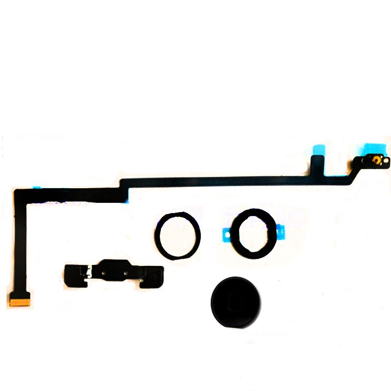 Voor Ipad Air 1 Touch Screen A1474 A1475 A147 Digitizer Sensor + Home Knop + Flex Lijm + Repair Tools montage Glas Panel: black home button