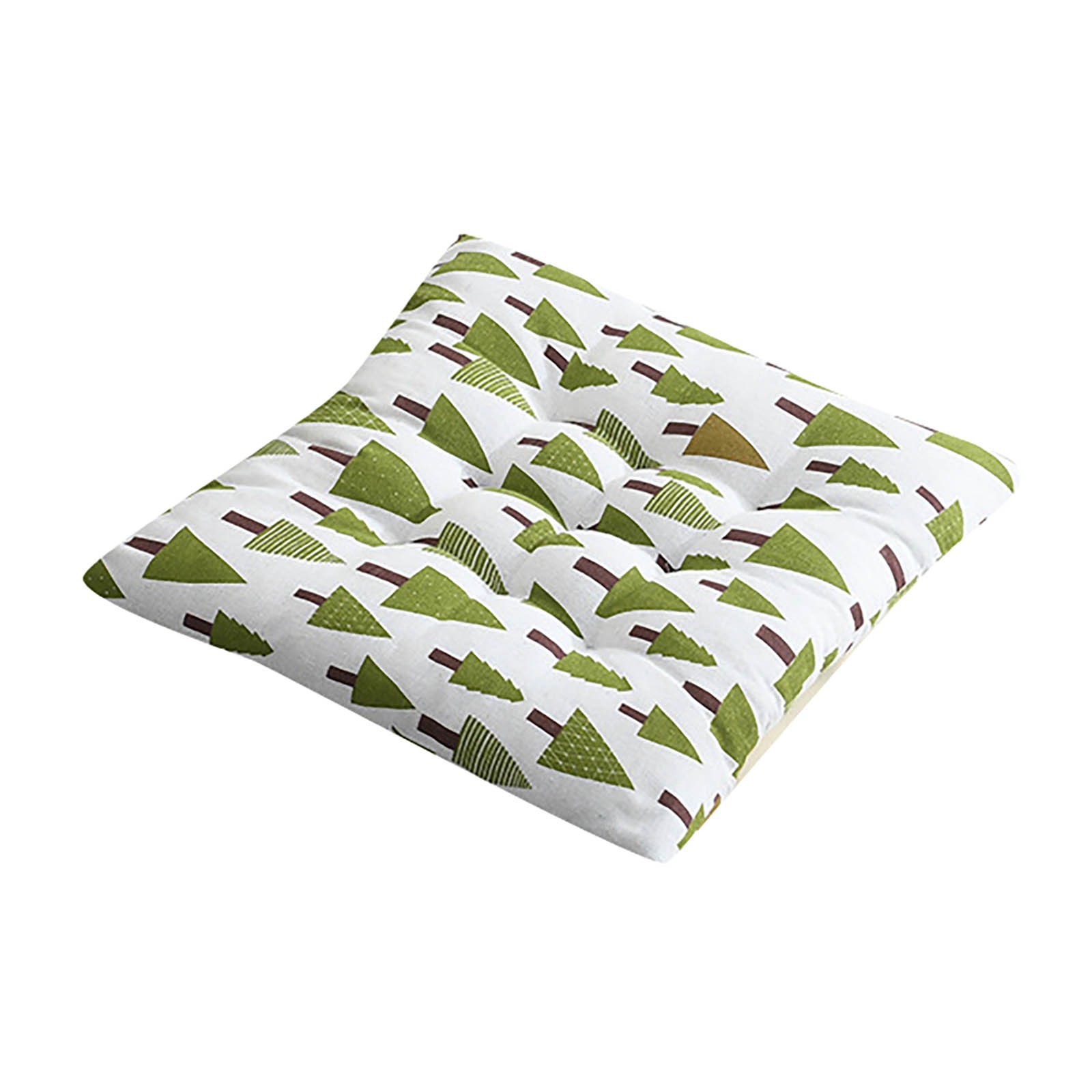 Cuscino in lino da 40cm cuscino per schienale sgabello quadrato in cotone per sedia per Computer da ufficio a casa tappetino protettivo tappetino per sedile glutei tappetino per sedia