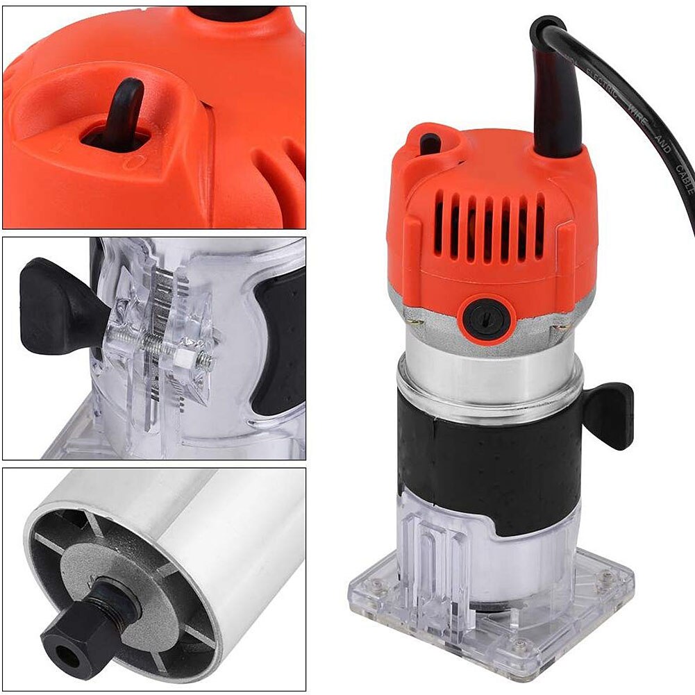 110V bois tondeuse électrique 30000 tr/min bois fraisage gravure rainurage machine de découpage bois routeur rainurage coupe