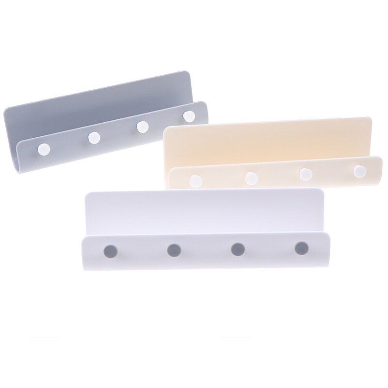 3Colors Self Adhesive Wall Hooks Key Holder Stick on Wall Door Letter Mail Box Hanger