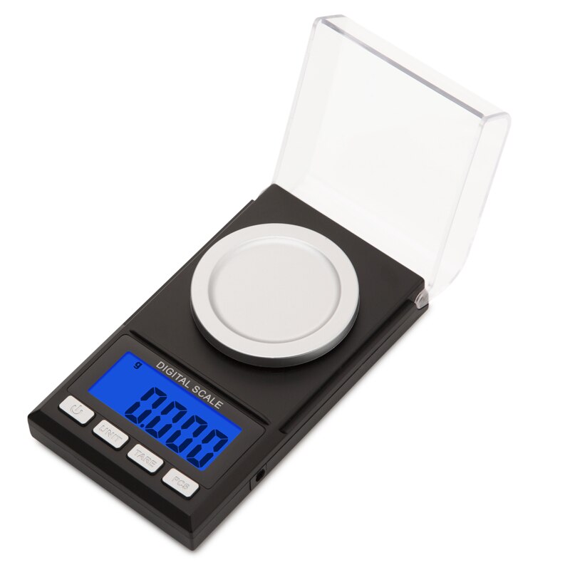 0.001g precisionsvågar 100g /50g lcd digital våg för smycken diamant guld medicinsk lab milligram gram elektronisk