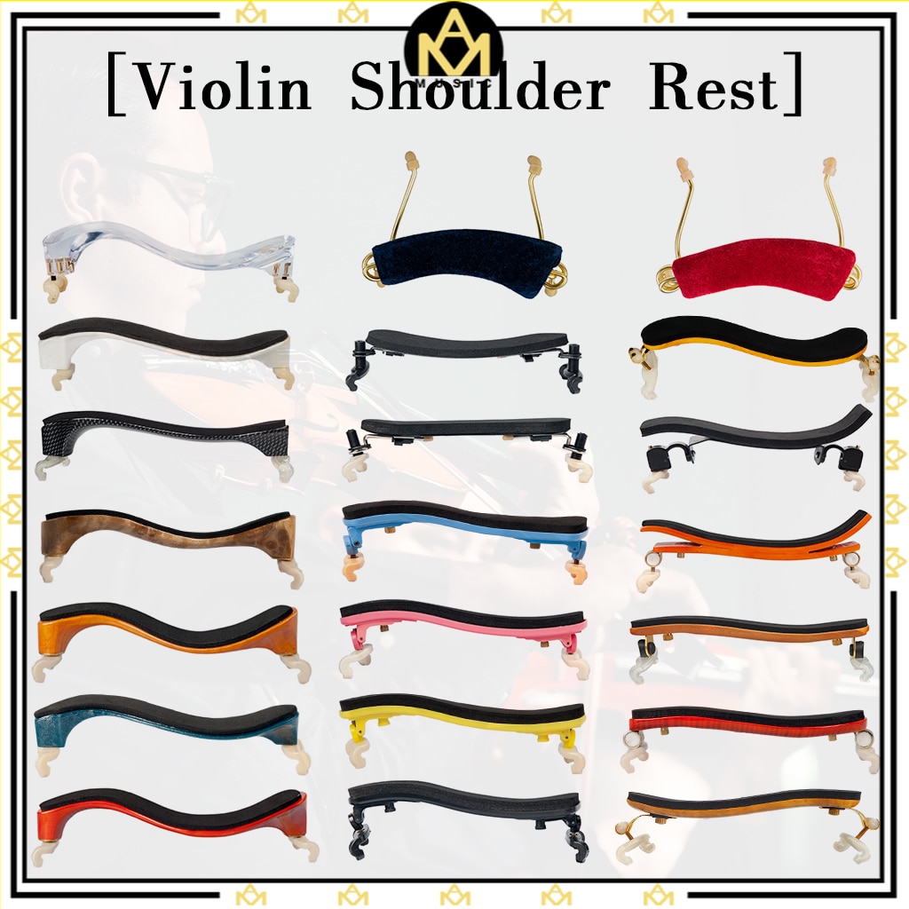 Violin Shoulder Rest Collapsible&amp; Height Adjustable Feet High Strength Sponge Wood Violin Shoulder Rest For 4/4-3/4 Violin