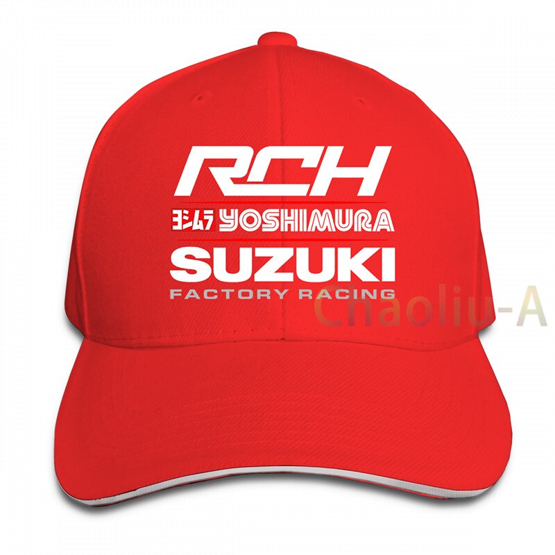 Suzuki Yoshimura Racer Japan Gsx Gsxr Rch Suzuki Baseball cap men women Trucker Hats adjustable cap: 1-Red