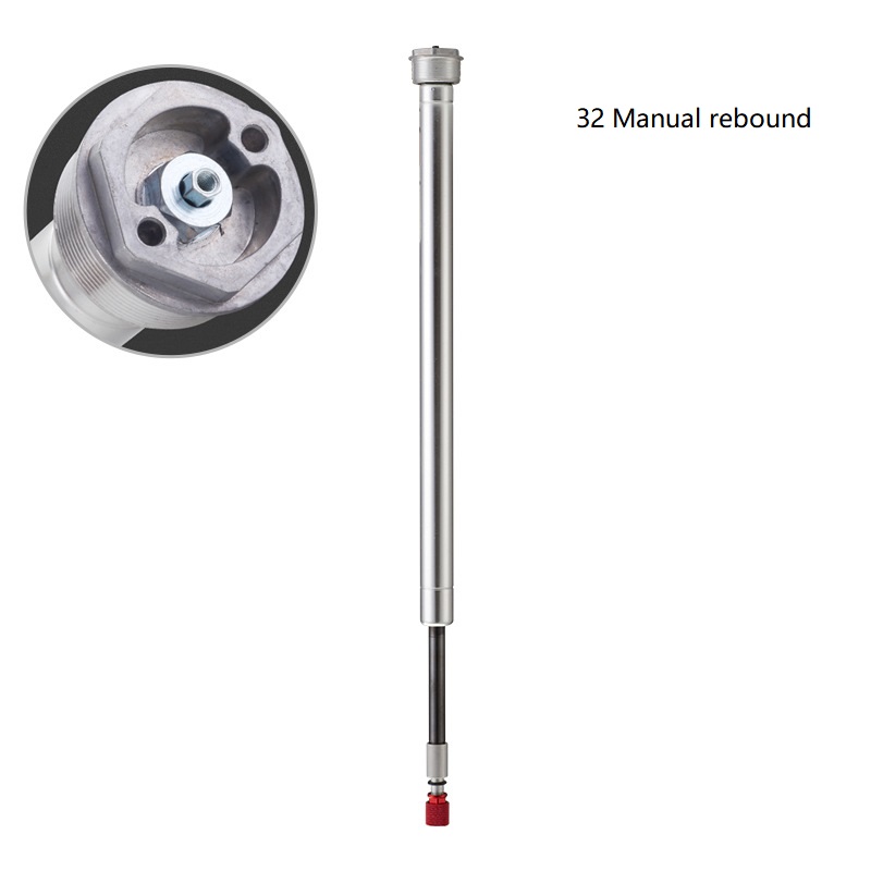 Cartucho de suspensión para bicicleta, varilla de amortiguación de aceite, 26/27,5/29 pulgadas, pieza de reparación de horquilla delantera, accesorios de actualización de horquilla de aire para bicicleta: Rojo