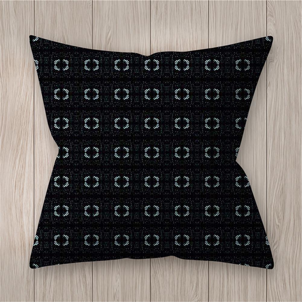 Geometrische Kussensloop 45X45 Teal Blue Kussenhoezen Decoratieve Sierkussen Covers Kussenslopen Voor Sofa Couch Woonkamer # Bw