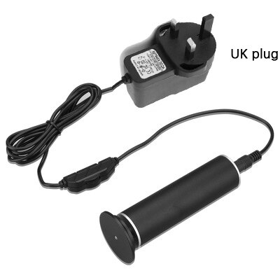 Pied électrique polisseur pied fichier peau morte callosités dissolvant Rechargeable pieds pédicure outils avec 60 pièces papier abrasif: Black-UK plug