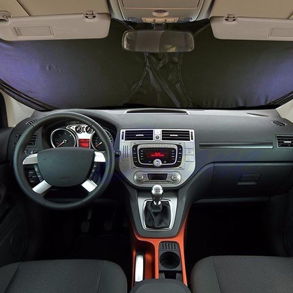 UV Protect Car Window Film Auto Visor Windshield Windscreen Sun Block Cover Folding Front Rear Car Window Sun Shade