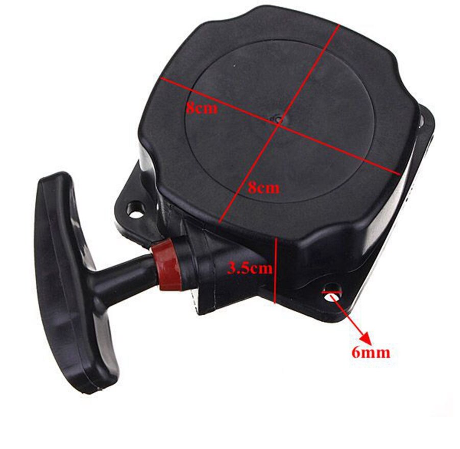 80mm Universal Electric Tool Push-Pull Starter Recoil Starter Electric Brush Cutter Lawn mower Pull Plate Starter