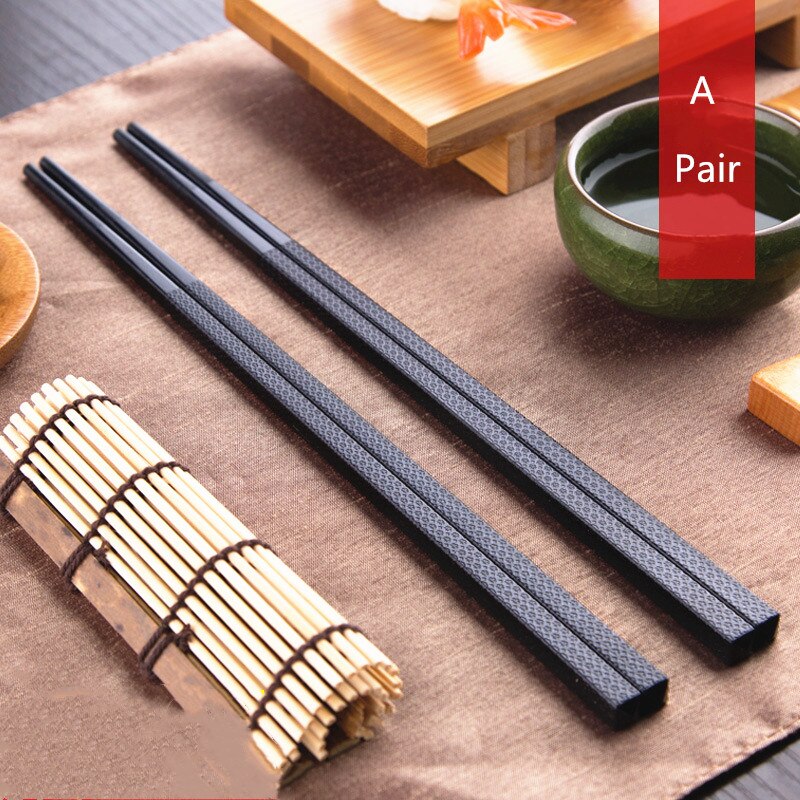 EIN Paar Stäbchen Nicht-Unterhose Mehrweg Gesundheit Ohne Mangel Kunststoff Japanischen Sushi Geschirr Knödel essen Stöcke Stäbchen
