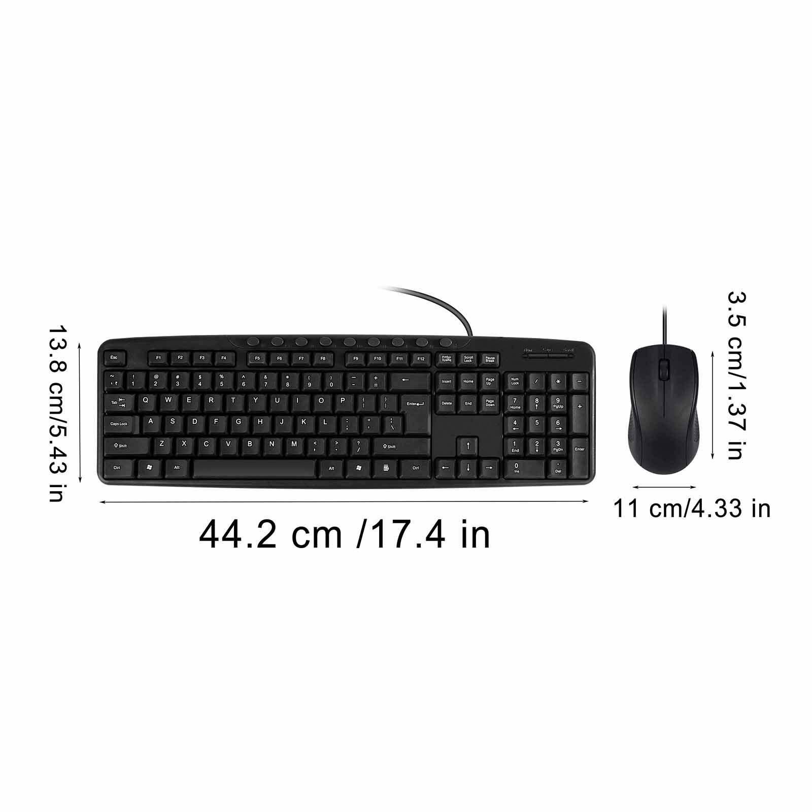 Gaming Keyboard Computer Mouse Gamer Sets Ergonomic 104-key Office PC Keypad Wired Mouse For PC Laptop клавиатура