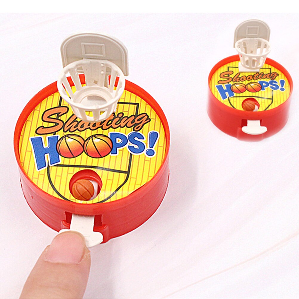 5Pcs Mini Vinger Basketbal Schieten Machine Speelgoed Schieten Desktop Game Puzzel Ouder-kind Interactieve Basketbal Spel Speelgoed