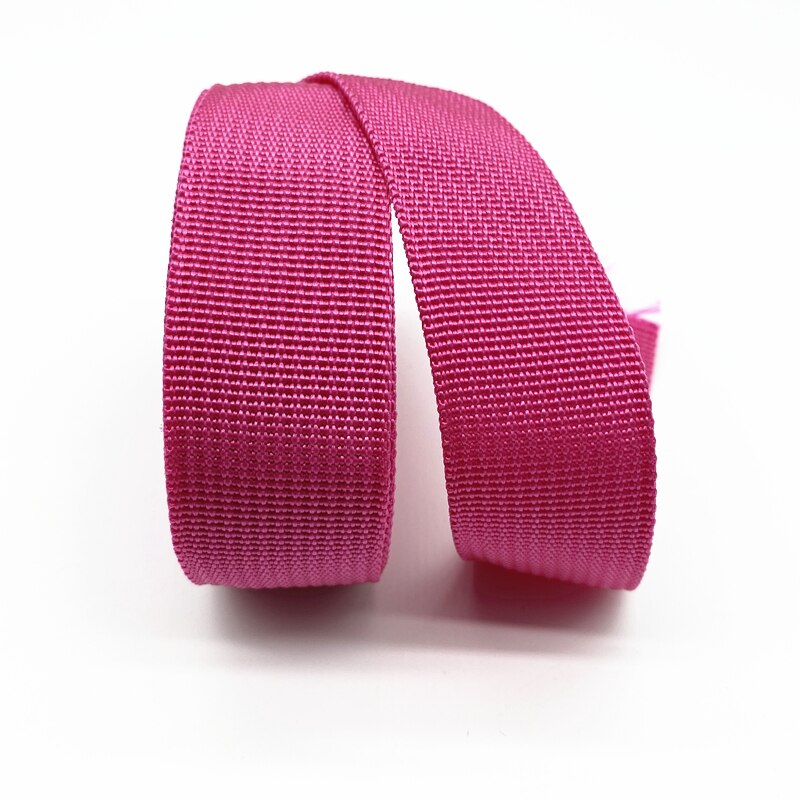 5 jardów 30mm płótno wstążka saszetka na pasek taśma nylonowa taśma Pet taśma plecakowa taśma szyta torba akcesoria do paska # RoLi: Rose