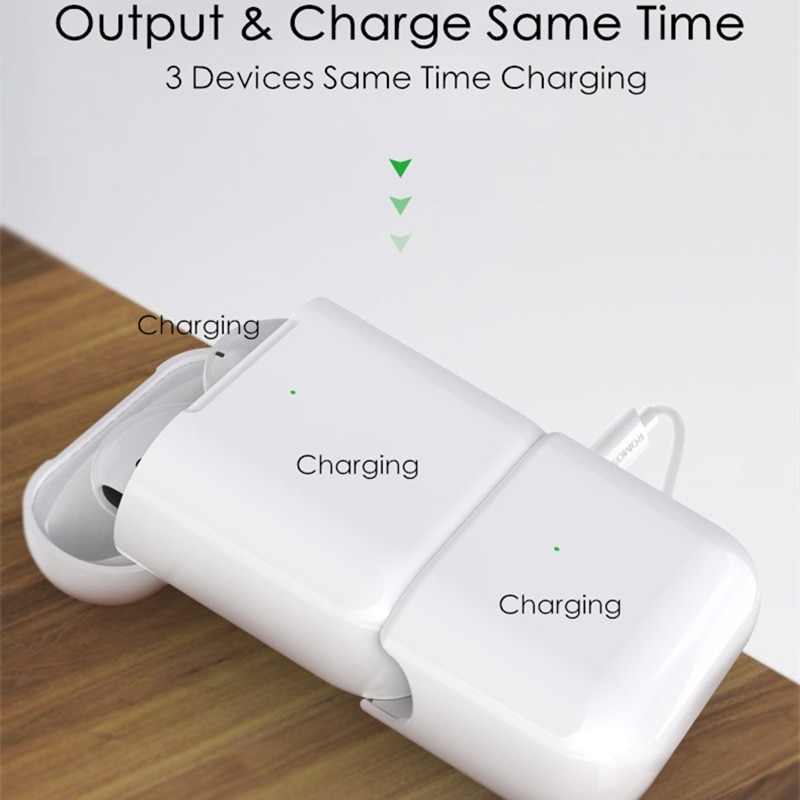 Per AirPods 1 2 Accumulatori E Caricabatterie Di Riserva 700mAh batteria Esterna Del Caricatore Powerbank Per Apple AirPods 1 2 Cassa di batteria