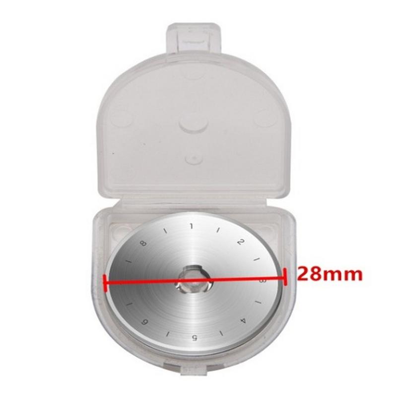 10pcs 45MM/28MM Rotary cutter blades Patchwork Fabric Leather Craft Circular Paper Colth Cut Refill Sewing Quilting