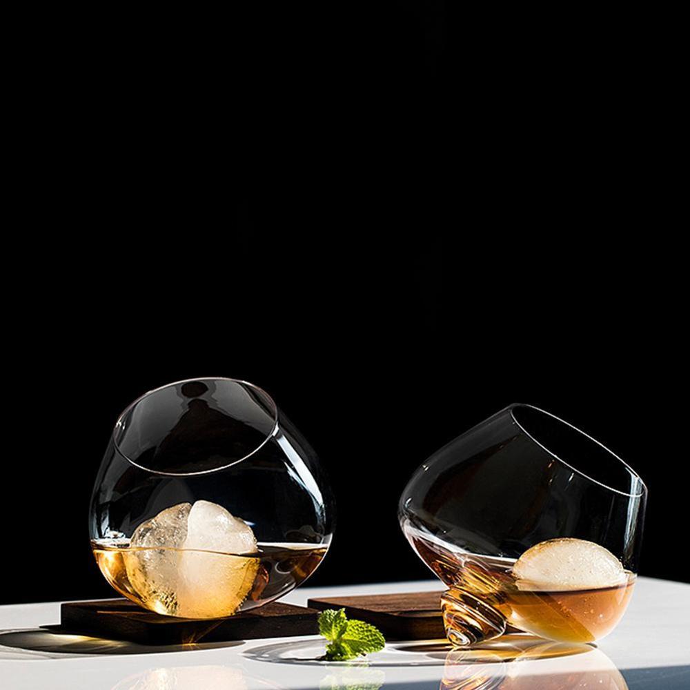 Normann Revolve Likeur Cognac Whisky Rock Glas Top Roterende Tumbler Verre Whiskey Scopperil Kristal Wijn Beker Cognac Borrel