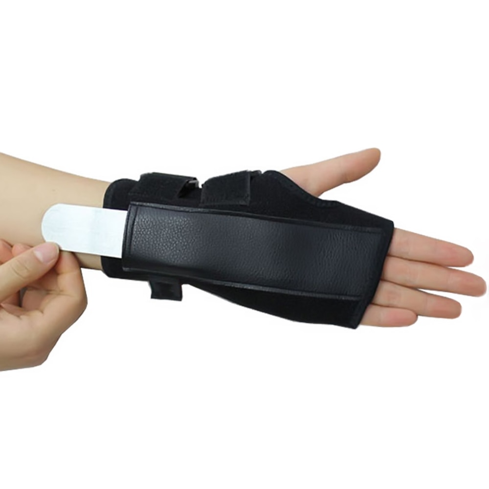 Aftageligt justerbart armbånd stål håndledsbøjle støtte arthritis forstuvning karpaltunnel skinne wrap beskytter