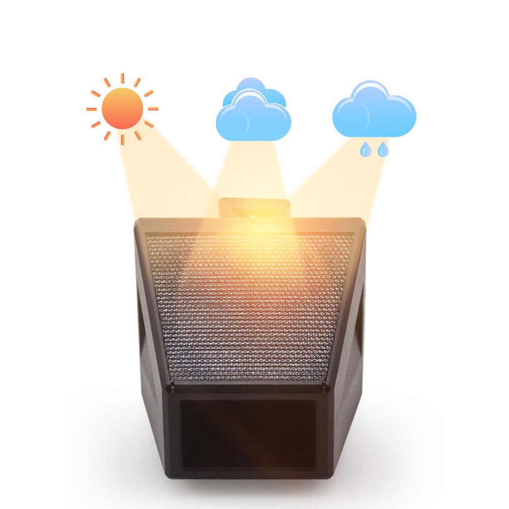 Newest Solar warning light remote control security alarm outdoor waterproof motion sensor alarm siren infrared sensor